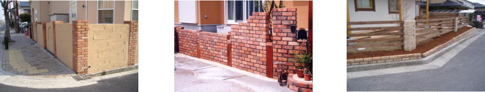 塀・壁施工例のご紹介。