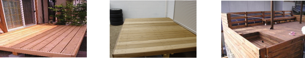 ウッドデッキ施工例のご紹介。
